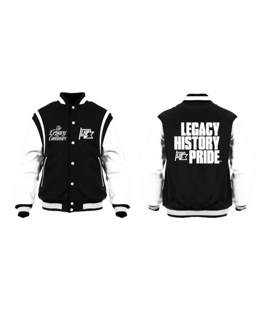 Legacy History Pride Motto Varsity Jacket